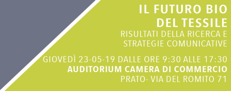Slides presentazioni dell’evento “Il futuro BIO del Tessile”