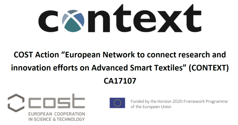 COST Action “European Network to connect research and innovation efforts on Advanced Smart Textiles” (CONTEXT)