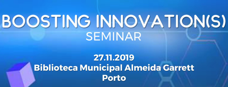 Boosting Innovation(s) Seminar – 27 novembre 2019