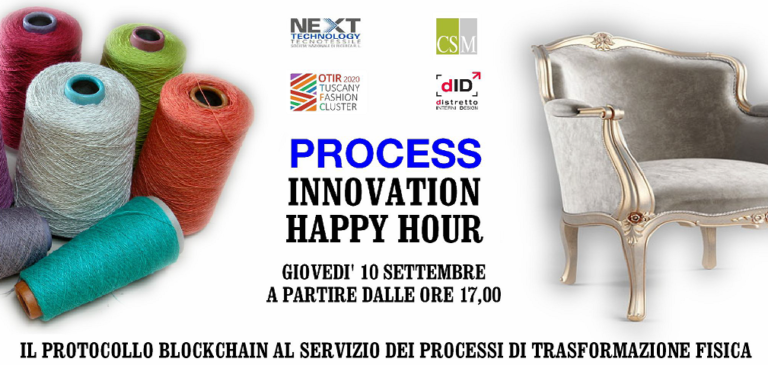 Event Reminder: Il protocollo Blockchain al servizio dei processi di trasformazione fisica. Webinar 10 Settembre 2020 dalle ore 17,00