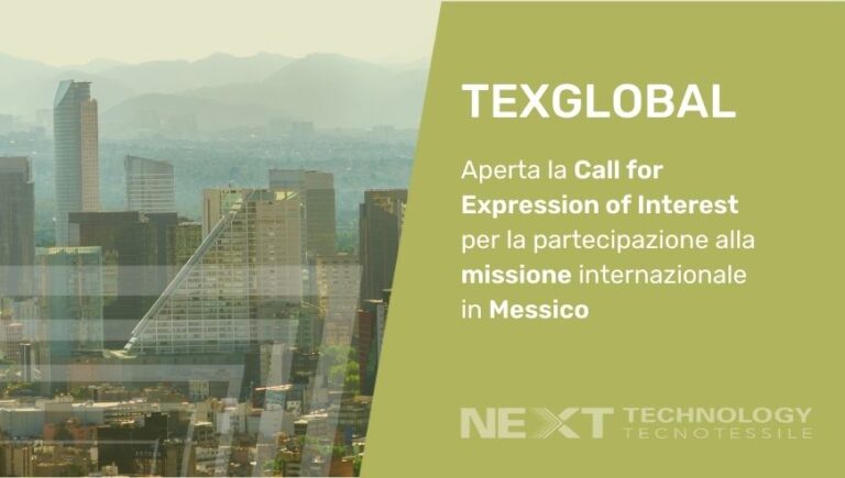 TEXGLOBAL – Aperta la Call for Expression of Interest per la partecipazione alla missione internazionale in Messico