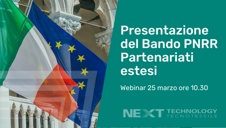 Webinar “Presentazione del Bando PNRR Partenariati estesi” 25 marzo ore 10.30