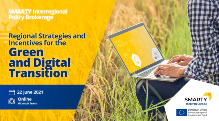 Progetto SMARTY: il 22 giugno si parla di strategie e incentivi per la transizione verde e digitale delle PMI