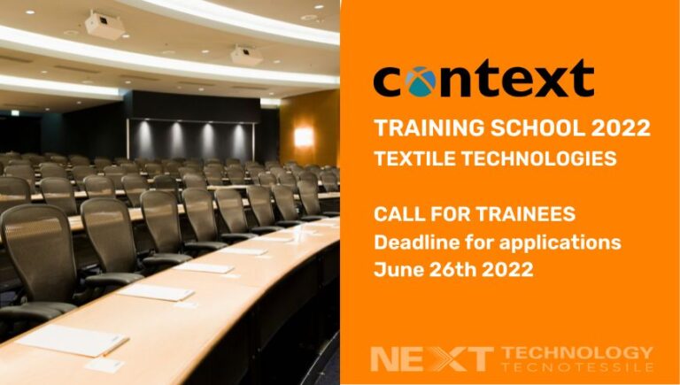 CONTEXT: TRAINING SCHOOL 2022 TEXTILE TECHNOLOGIES