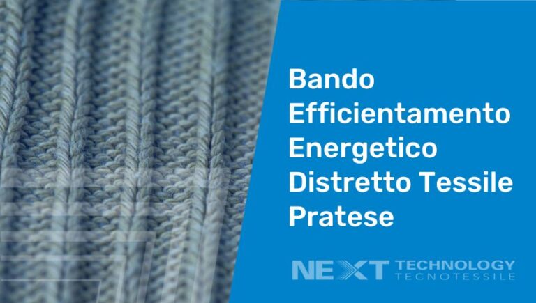 Uscito il Bando “Efficientamento Energetico Distretto Tessile Pratese”