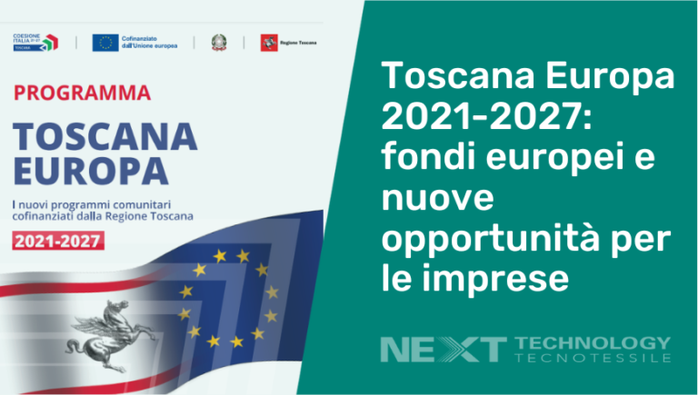 Toscana Europa 2021-2027: fondi europei e nuove opportunità per le imprese